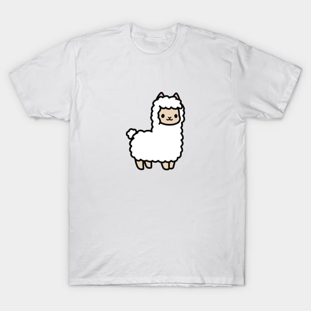 Alpaca T-Shirt by littlemandyart